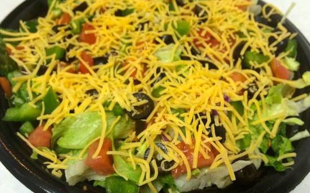 Order Garden Salad - Small food online from Cal'z Pizza Subs and Chicken Wings store, Virginia Beach on bringmethat.com