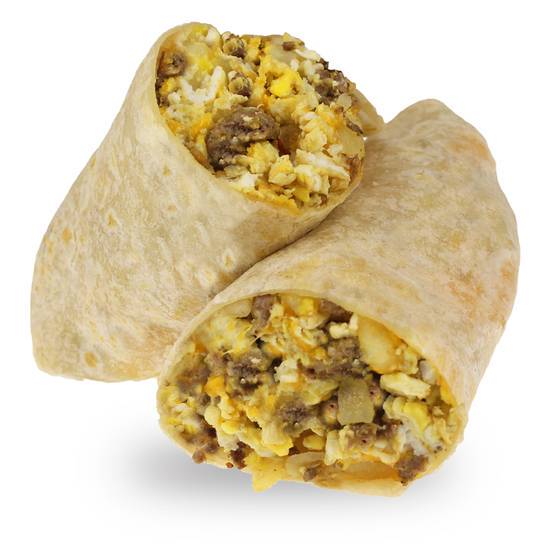 Order E. Sausage, Potatoes, Cheese, and Eggs food online from Viva Burrito store, Tucson on bringmethat.com