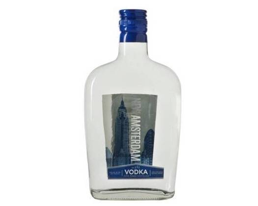 Order New Amsterdam, 375mL vodka (40.0% ABV) food online from Cold Spring Liquor store, Liberty Hill on bringmethat.com
