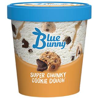 Order Super Chunky Cookie Dough (14 oz.) food online from The Ice Cream Parlor store, Colorado Springs on bringmethat.com