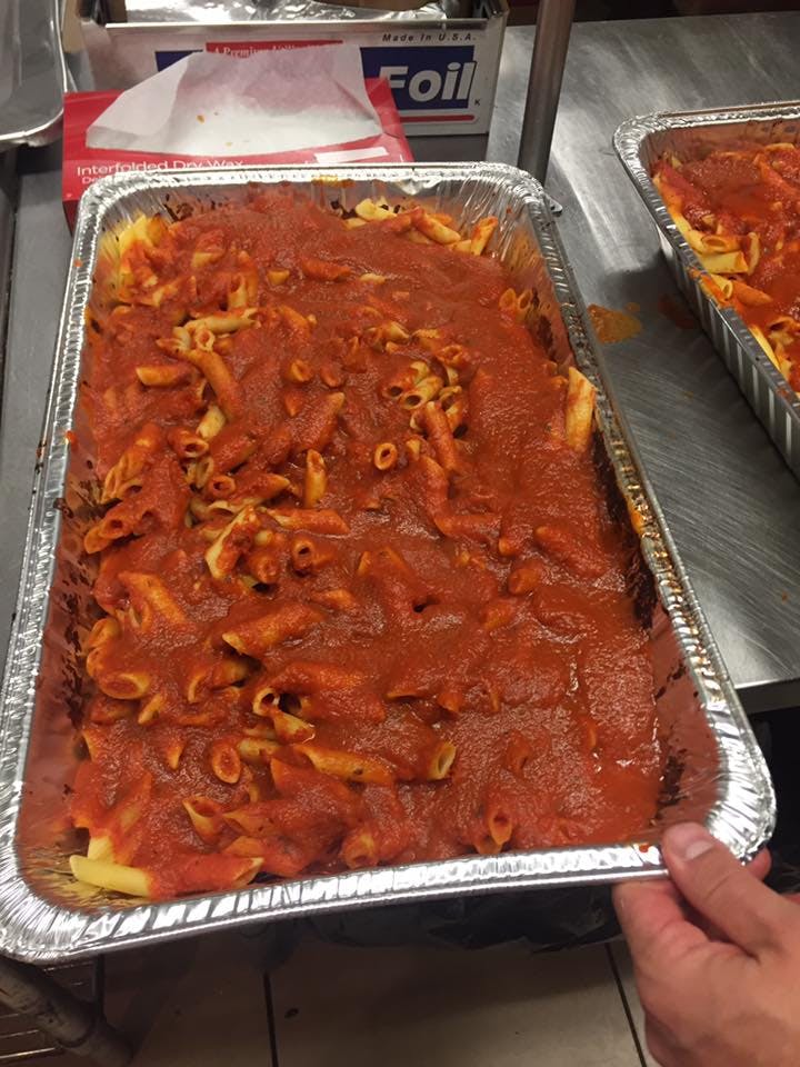 Order Penne with Tomato Sauce Catering - Serves 15-20 People food online from Lorenzo's Pizza store, Fountain Hill on bringmethat.com