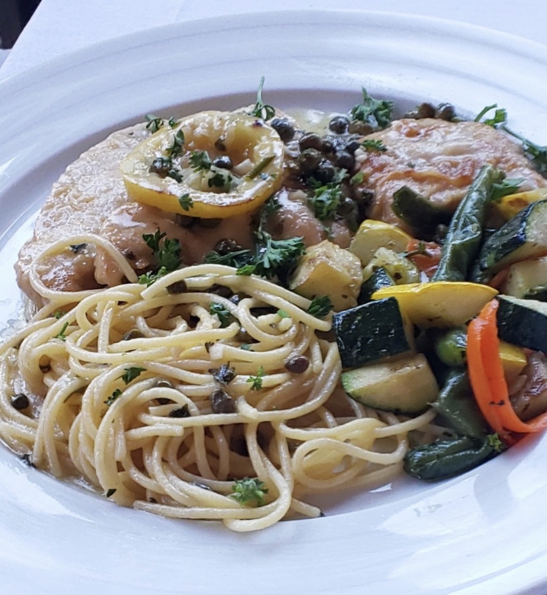 Order Veal Piccata food online from The Nest store, Indian Wells on bringmethat.com