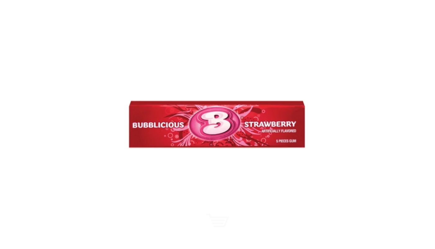 Order Bubblicious Gum Strawberry Pack 5 Ct food online from Robert Market store, Los Angeles on bringmethat.com