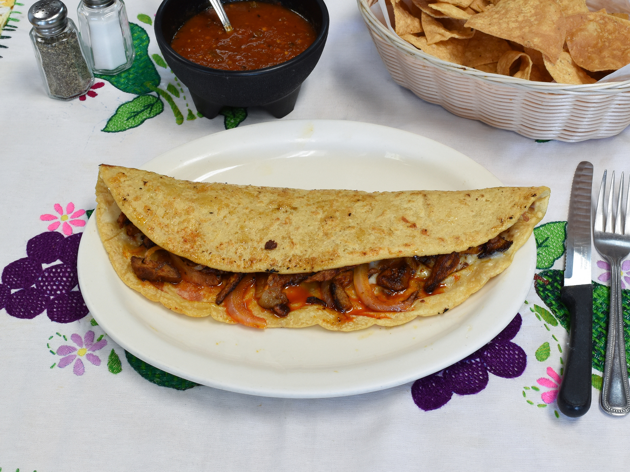 Order Quesadillas food online from Huaraches Mexican Restaurant store, Chicago on bringmethat.com