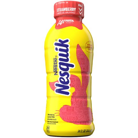 Order NESQUIK Low Fat Strawberry Milk 14oz food online from 7-Eleven store, Pittsburgh on bringmethat.com