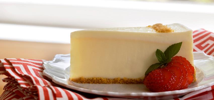 Order Small Cheesecake (8 Slices) food online from Cheesecake Royale Bakery store, Dallas on bringmethat.com