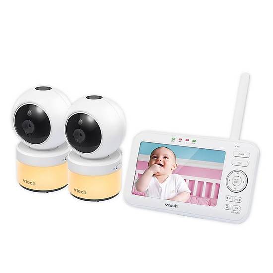 Order VTech® VM5463-2 5-Inch Color LCD Video Baby Monitor with 2 Cameras food online from Bed Bath & Beyond store, Lancaster on bringmethat.com