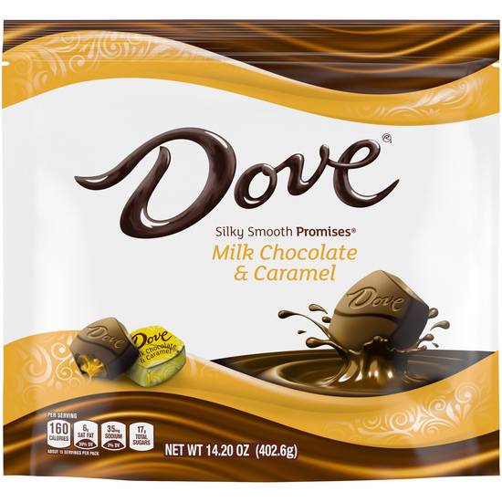 Order Dove Promises Milk Chocolate Caramel Candy Individually Wrapped, 14.2 OZ food online from Cvs store, DOVER on bringmethat.com