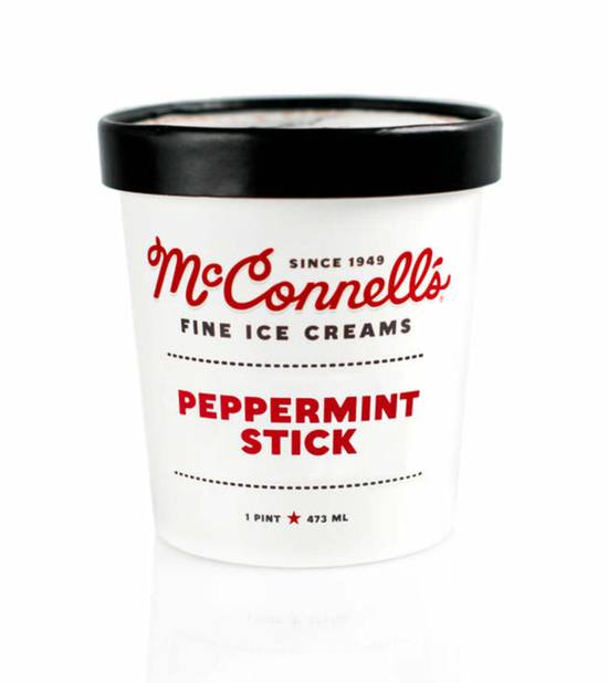 Order McConnell's Ice Cream - Peppermint Stick food online from IV Deli Mart store, Goleta on bringmethat.com