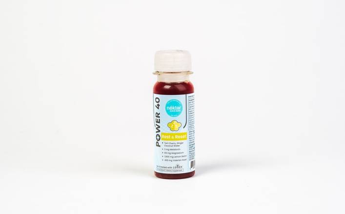 Order Rest and Reset Power 40 (Bottled) food online from Nekter Juice store, Lee's Summit on bringmethat.com