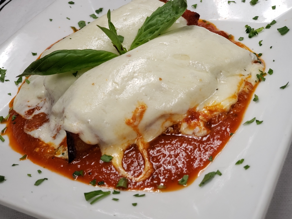 Order Eggplant Rollatini food online from Siena Cafe store, New York on bringmethat.com