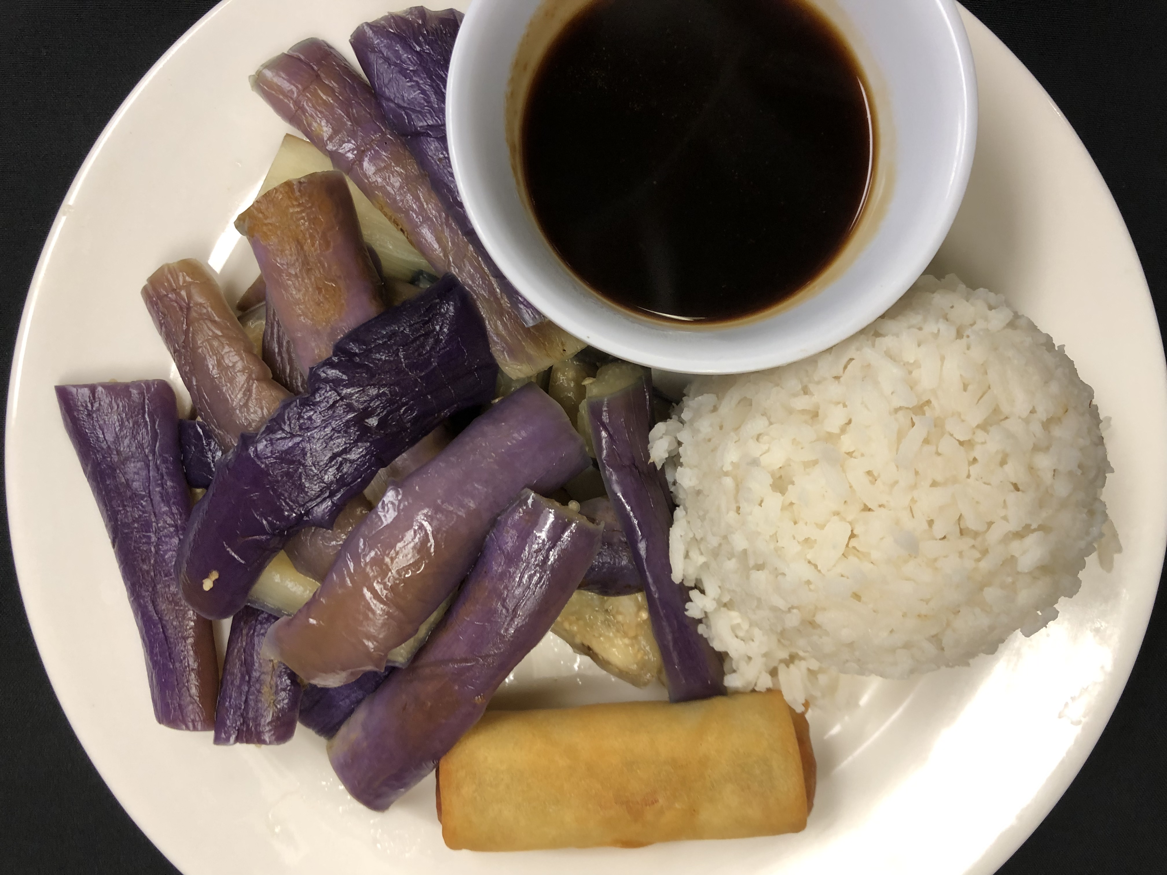 Order Steamed Eggplants Combo food online from Taipei Express store, Houston on bringmethat.com