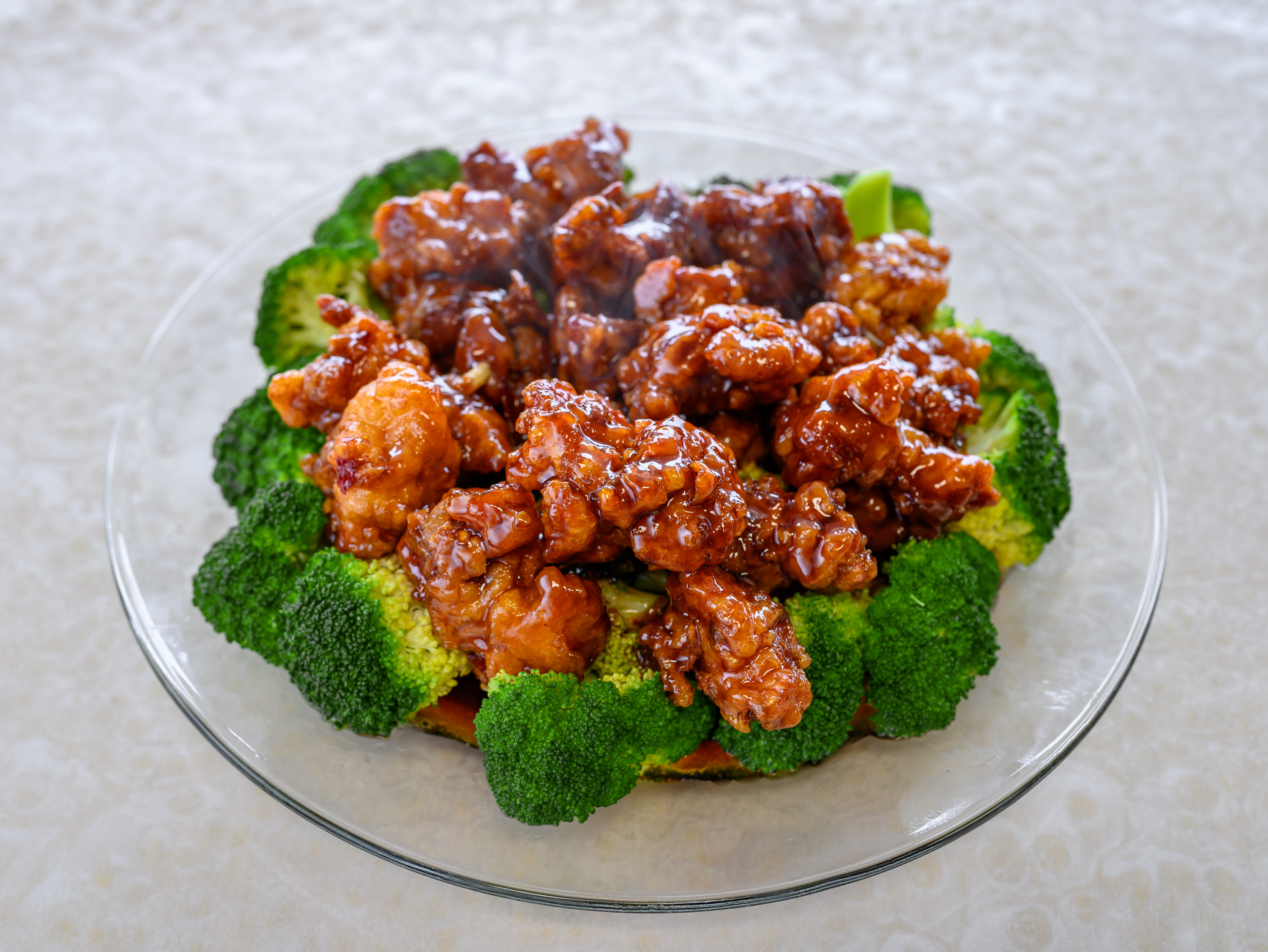 Order C23. General Tso's Chicken food online from Lucky Chinese Restaurant store, Richmond on bringmethat.com