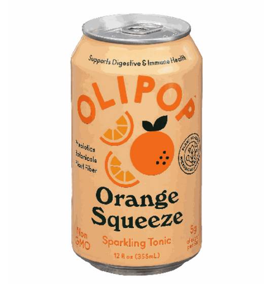 Order Oli Pop Sparkling Tonic - Orange Squeeze food online from IV Deli Mart store, Goleta on bringmethat.com