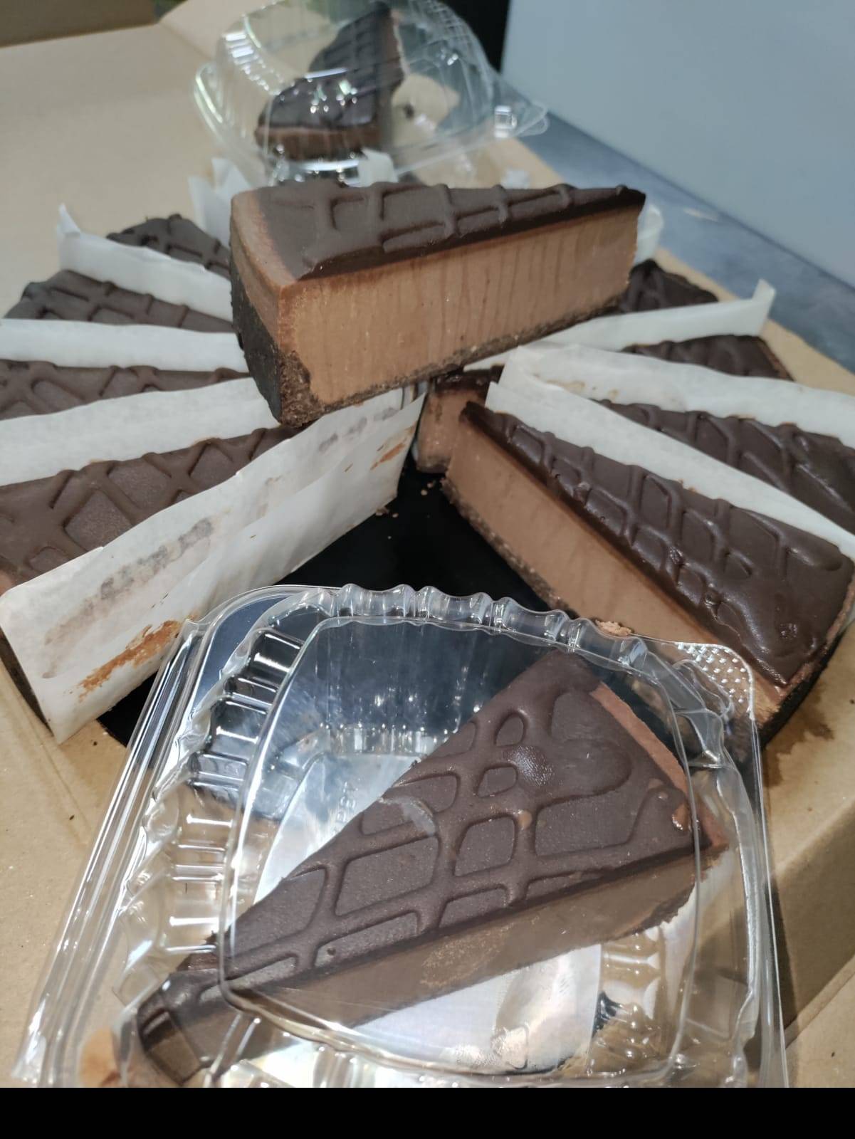 Order Double chocolate cheese cake  food online from Kennedy Chicken & Gyro store, New York on bringmethat.com