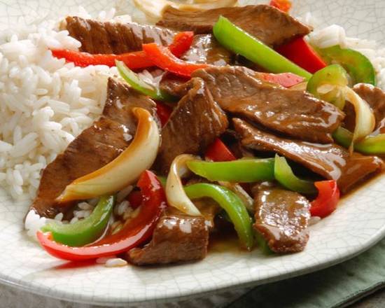 Order Pepper Steak with Onion (qt) food online from Wu's Garden store, Upper Leacock on bringmethat.com