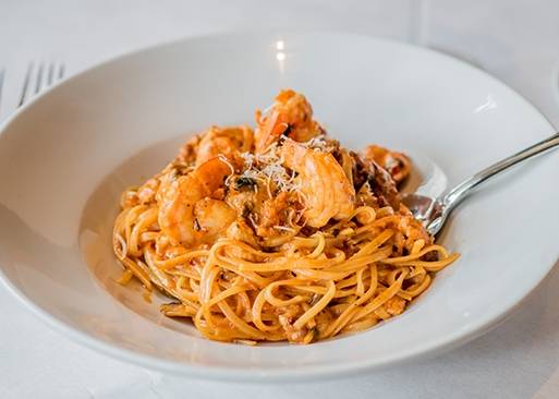 Order Linguine Jambalaya food online from Louises Trattoria store, Los Angeles on bringmethat.com