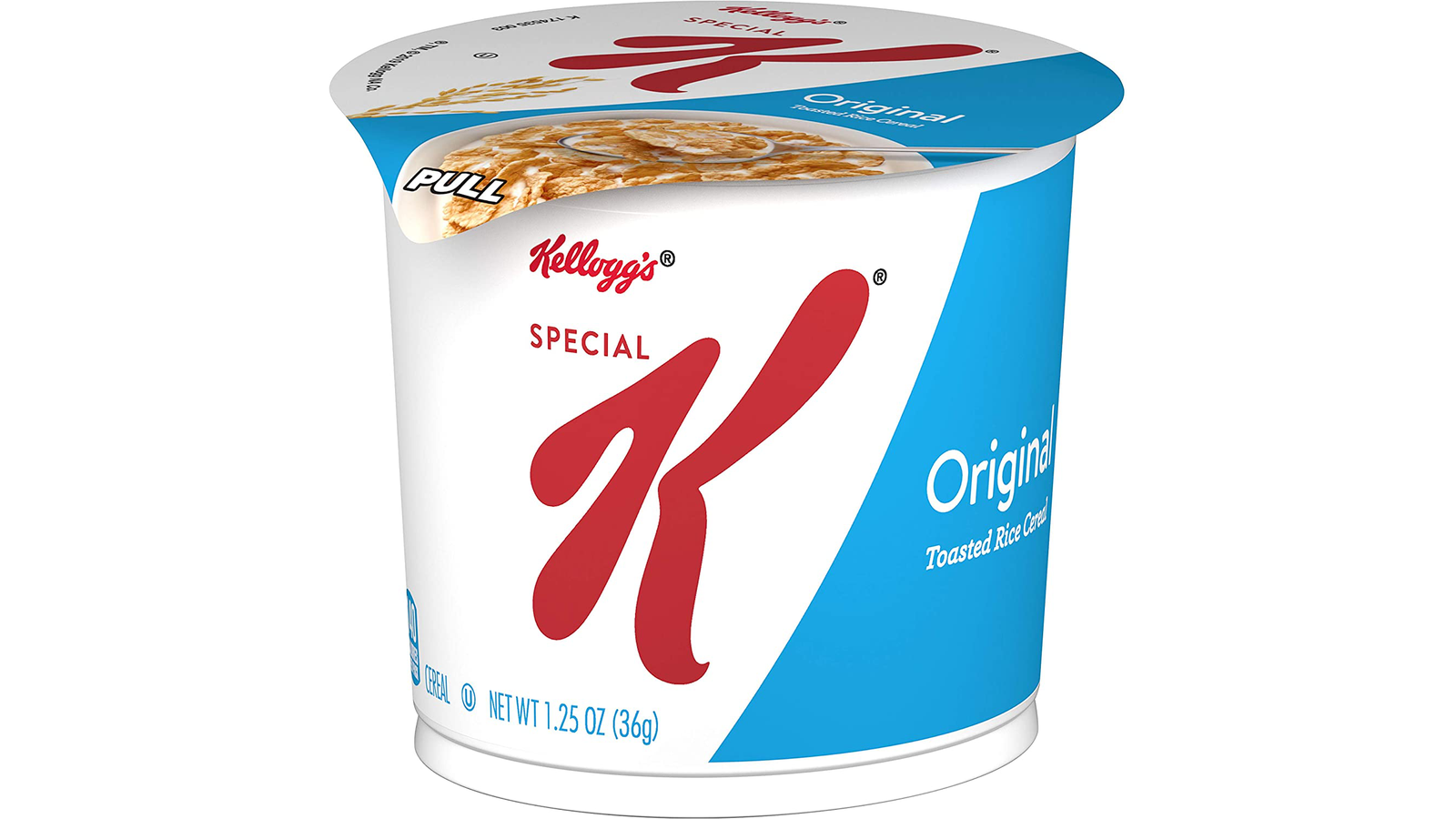 Order Special K Breakfast Cereal Cup Original, 1.25 oz food online from Lula Convenience Store store, Evesham on bringmethat.com