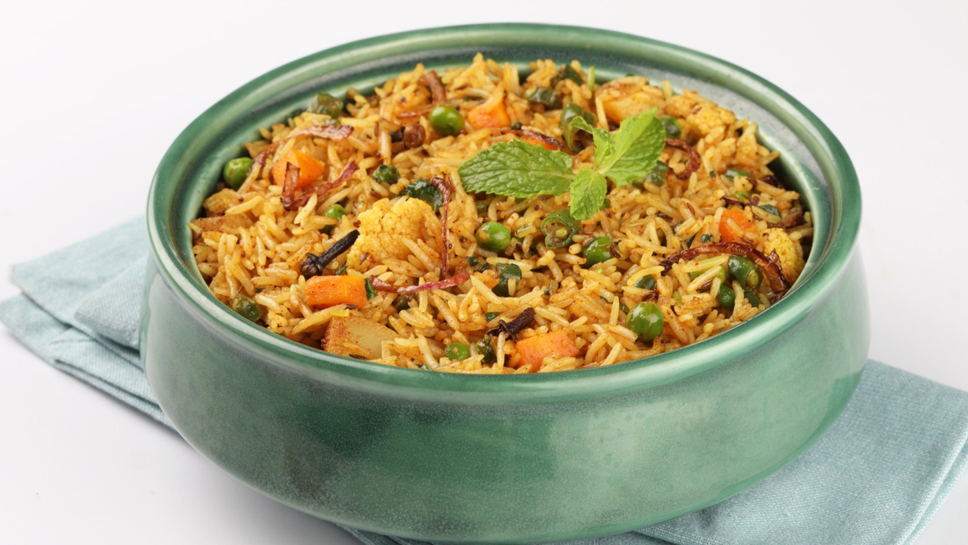 Order Vegetable Biryani food online from Mumbai Indians store, San Jose on bringmethat.com