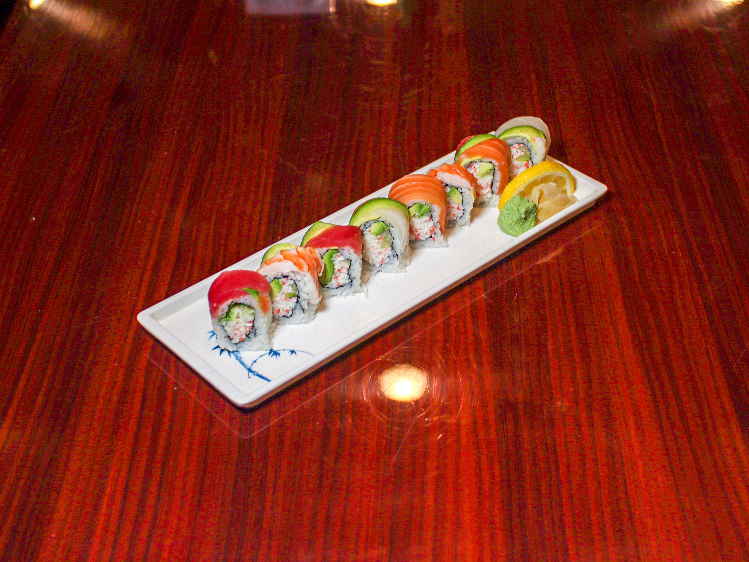 Order Rainbow Roll food online from Wabi Sabi store, La Verne on bringmethat.com