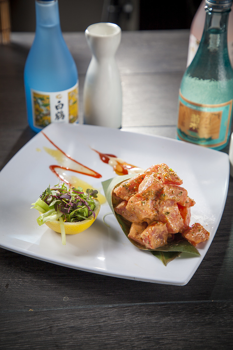 Order FS1. Spicy Tuna Sashimi food online from Sake Sushi Japanese store, Montrose on bringmethat.com