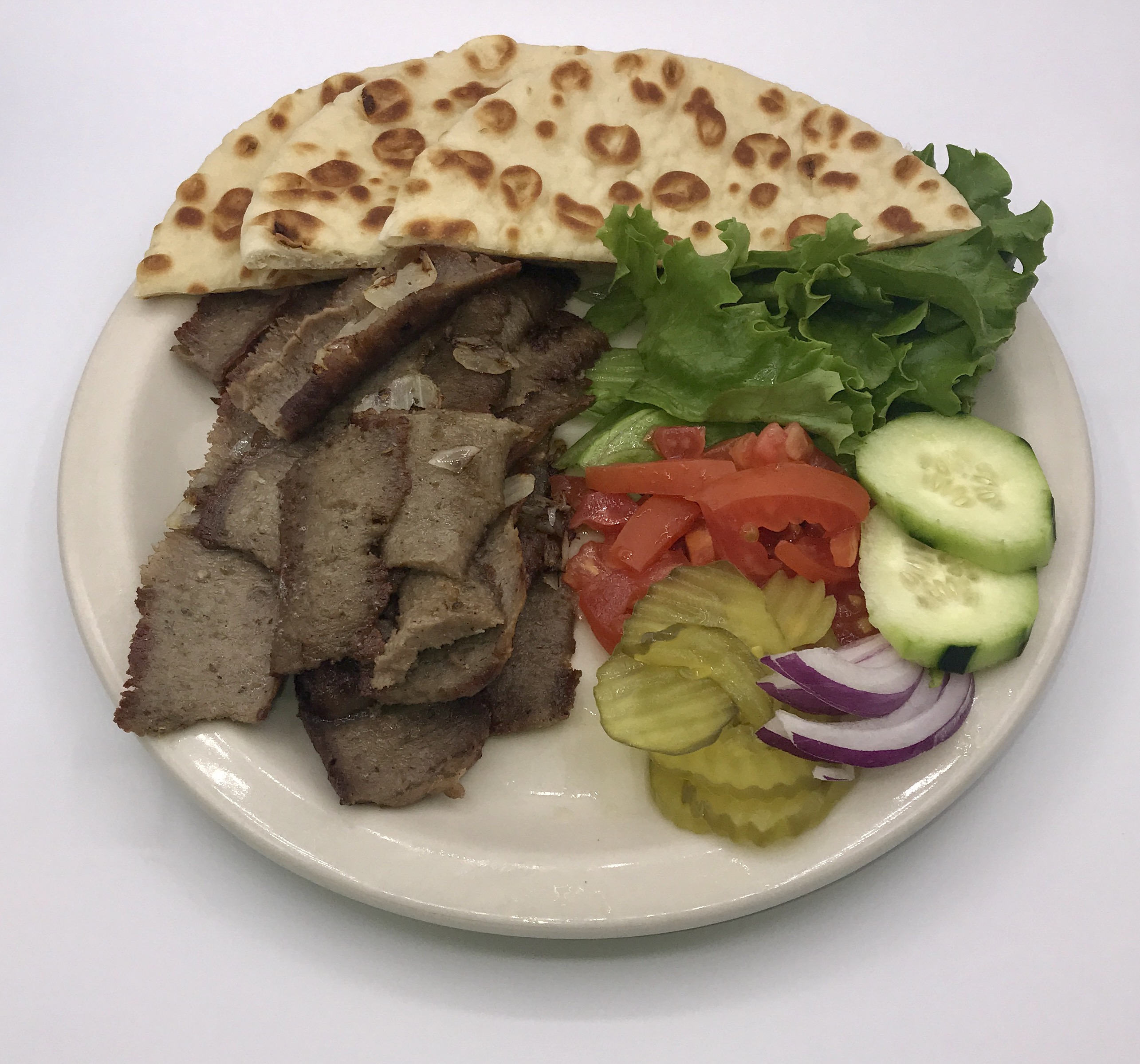 Order Gyro Plate food online from Choice Cafe store, Oklahoma City on bringmethat.com