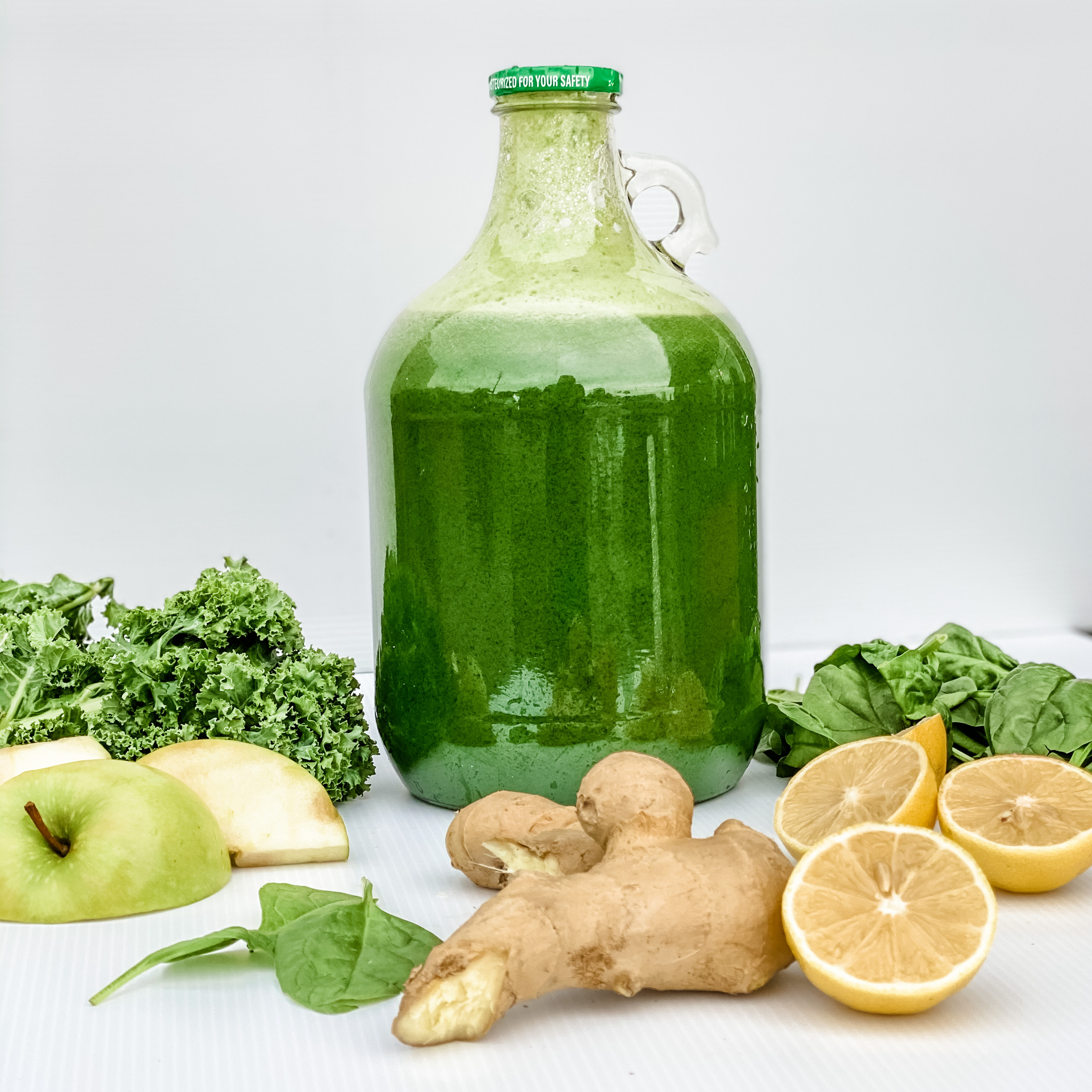 Order  Ginger Greens Growler food online from I Love Juice Bar store, Dallas on bringmethat.com