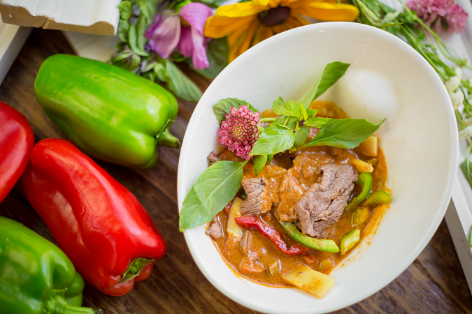 Order Kang Phed Nuer food online from Ithai bangkok street food catering store, San Francisco on bringmethat.com