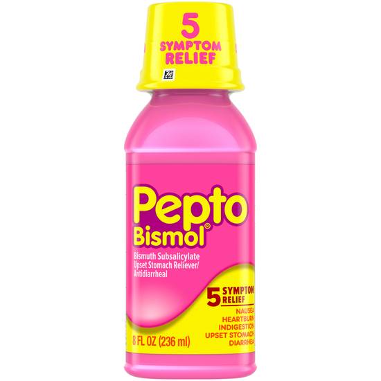 Order Pepto Bismol Upset Stomach Reliever/Antidiarrheal Original (8 oz) food online from Rite Aid store, PITTSBURGH on bringmethat.com