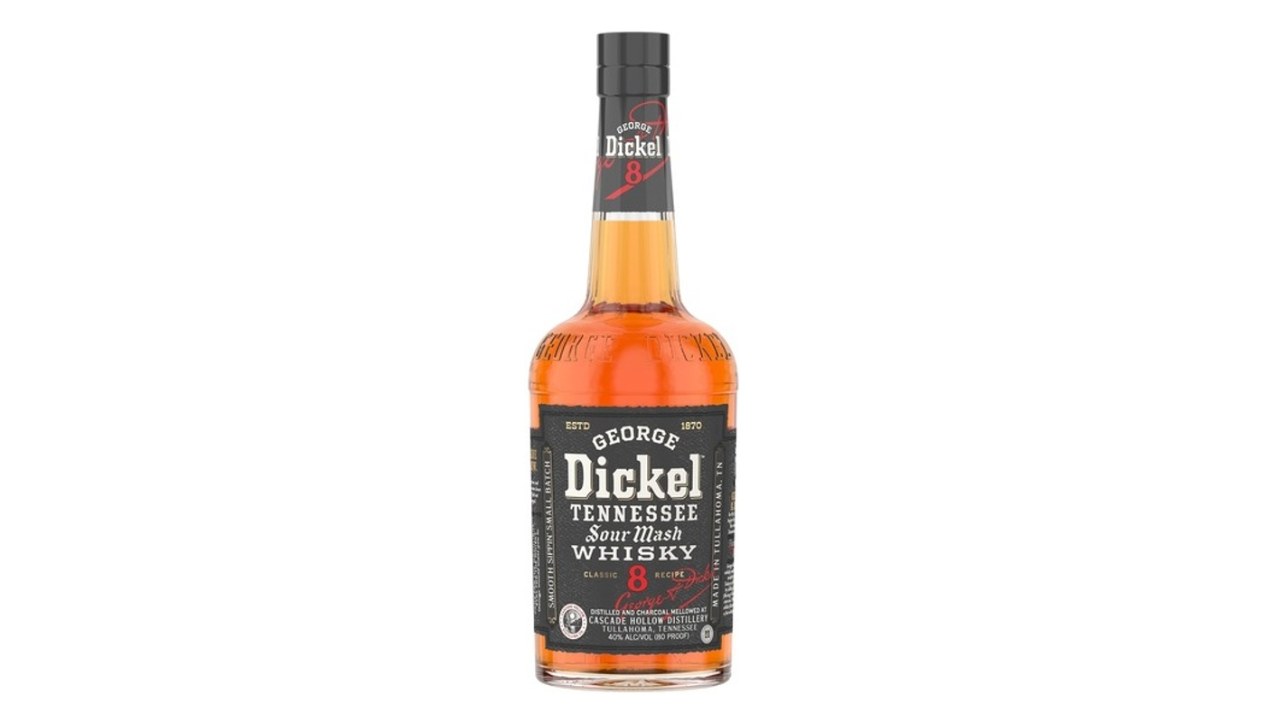Order George Dickel No. 8 Tennessee Sour Mash Whisky 750mL food online from Reyes Adobe Liquor & Jr Market store, Agoura Hills on bringmethat.com