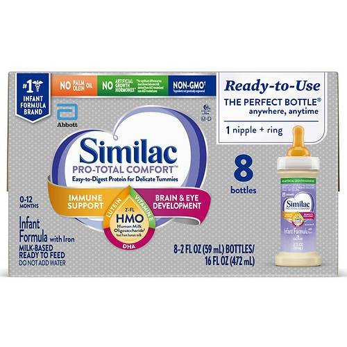 Order Similac Pro-Advance Infant Formula with Iron, Ready to Feed - 2.0 fl oz x 8 pack food online from Walgreens store, Seven Hills on bringmethat.com