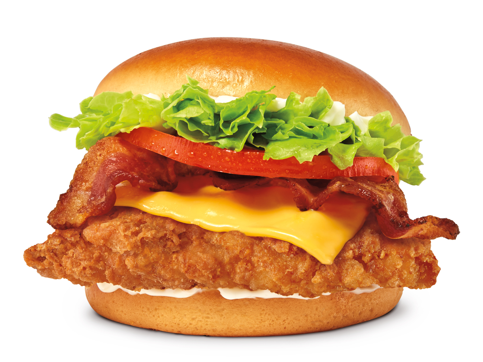 Order Bacon & Cheese Crispy Chicken Sandwich food online from Burger King store, Streamwood on bringmethat.com