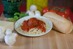 Order Spaghetti Dinner food online from Ange's Pizza store, Columbus on bringmethat.com