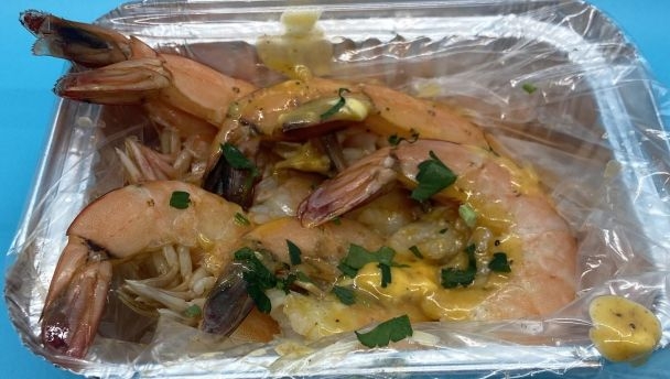 Order PEEL W/ EAT SHRIMP food online from LoLo's Seafood Shack store, New York on bringmethat.com