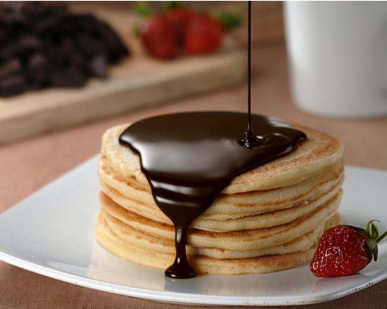 Order The Chocolate Pancakes food online from Citi Deli store, New York on bringmethat.com