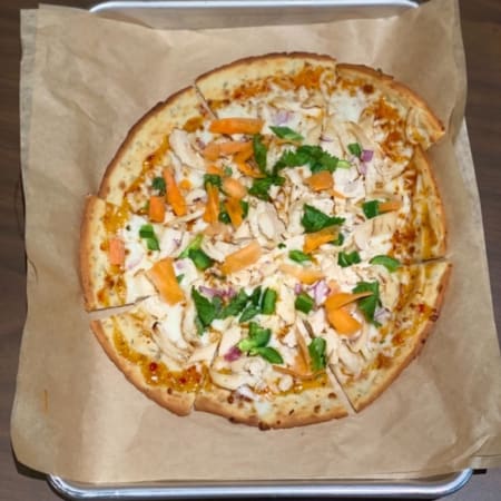 Order Spicy Thai Flatbread food online from The Casual Pint San Angelo store, San Angelo on bringmethat.com