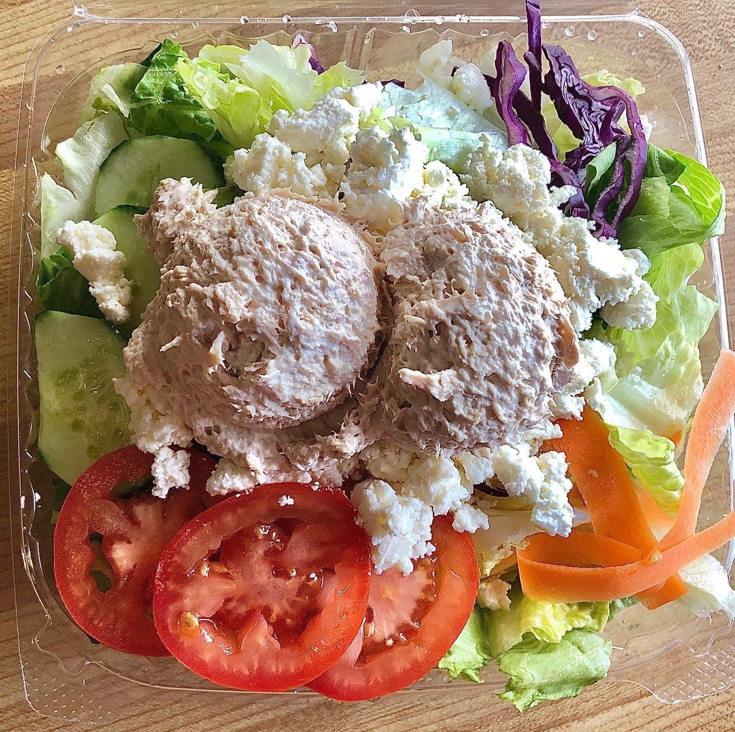 Order Tuna Salad - Salad food online from Kelley Square Pizza store, Worcester on bringmethat.com