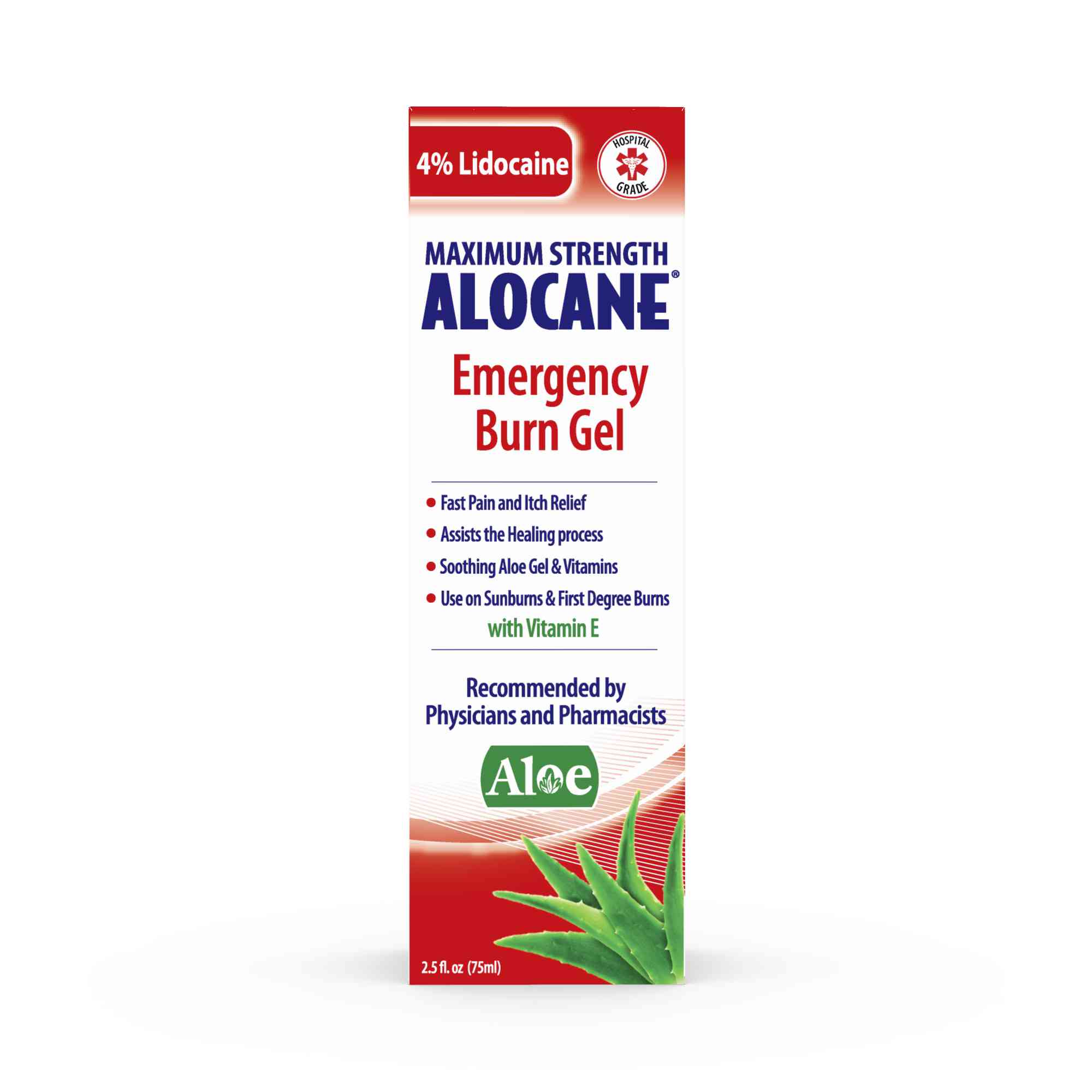 Order Alocane Emergency Burn Gel, Maximum Strength, 2.5 Fluid Ounce food online from Rite Aid store, Cathedral City on bringmethat.com