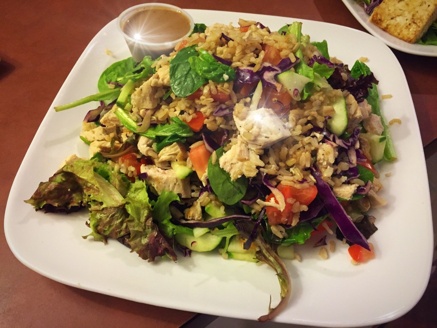 Order Farm Chicken Chop Salad food online from Healthy Garden & Gourmet Pizza store, Collingswood on bringmethat.com