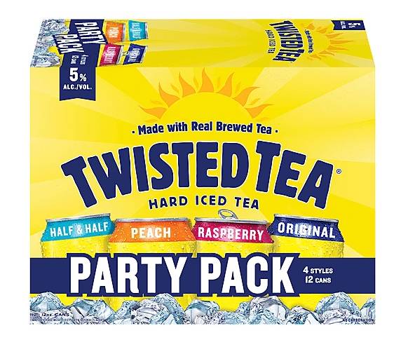 Order Twisted Tea Variety Party Pack, Hard Iced Tea (12 Fl. Oz. Can, 12pk.) food online from Windy City Liquor Market store, El Cajon on bringmethat.com