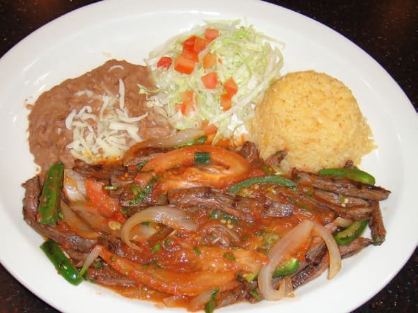 Order Bistec a la Mexicana Platter food online from Taco Dale store, Aurora on bringmethat.com
