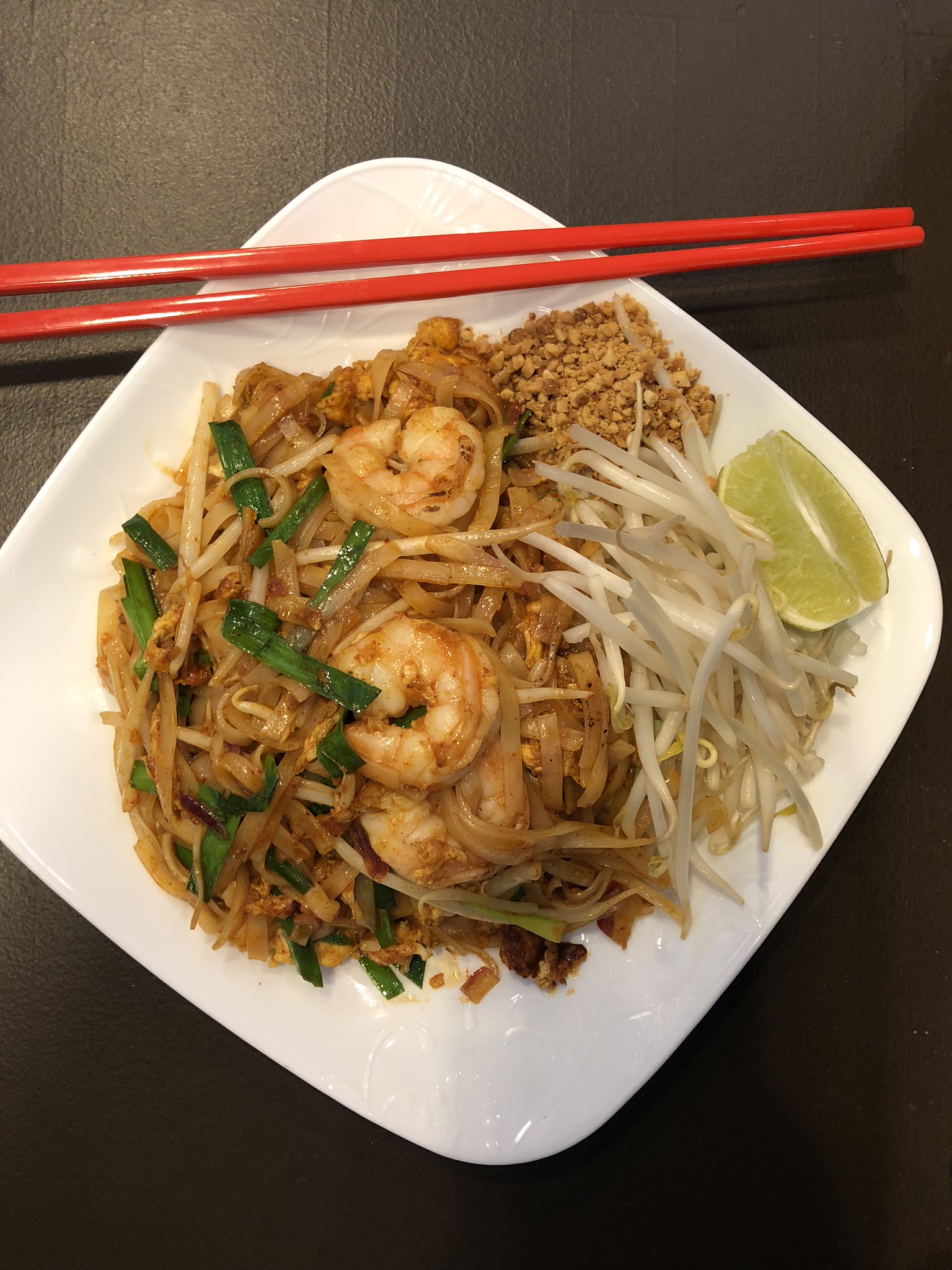 Order N1. Pad Thai Noodle food online from Thai Pin store, Lawrence Township on bringmethat.com