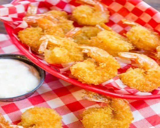Order Fried Shrimp - 8 Pieces food online from Grubhub Tailgate Ft New York Pizza Depot store, Ann Arbor on bringmethat.com