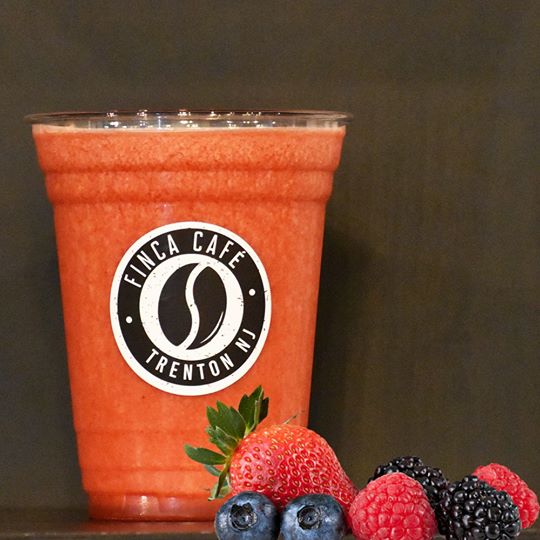 Order Mix Berries Juice food online from Finca Cafe store, Trenton on bringmethat.com