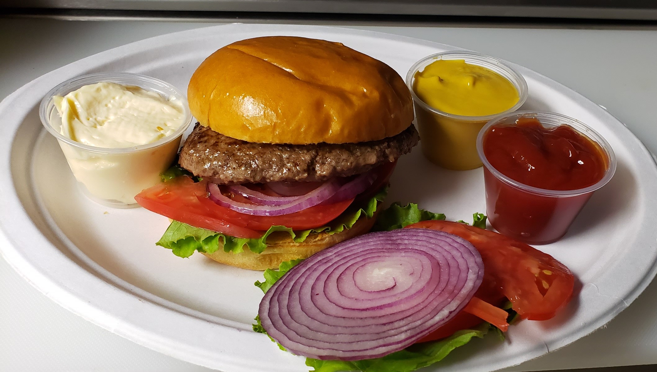 Order 1/3 lb. Burger food online from Gyro Eats store, Chicago on bringmethat.com