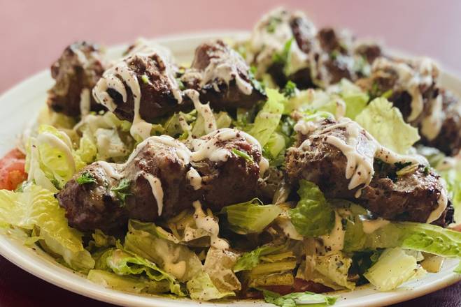 Order Kofta Kabab Salad food online from Shawarma King store, Seattle on bringmethat.com