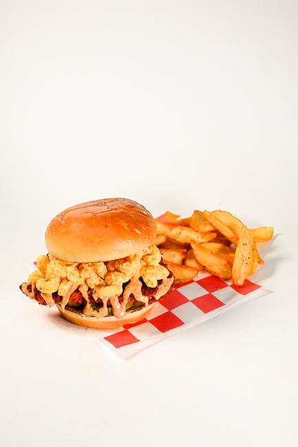 Order Smack n' Cheese with Side food online from SmackBird Nashville Hot Chicken store, Forney on bringmethat.com