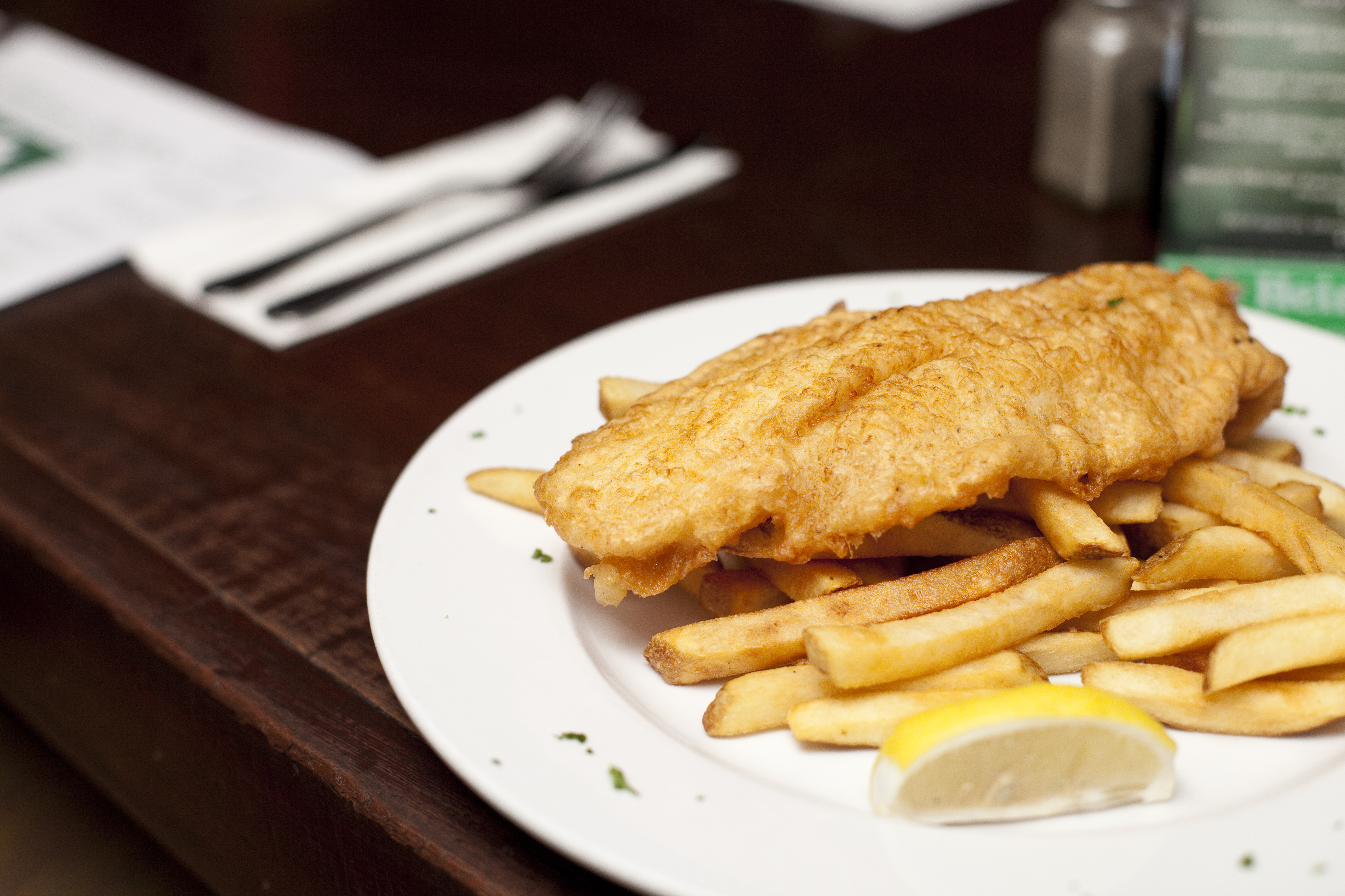 Order Fish and Chips food online from The triple crown store, New York on bringmethat.com
