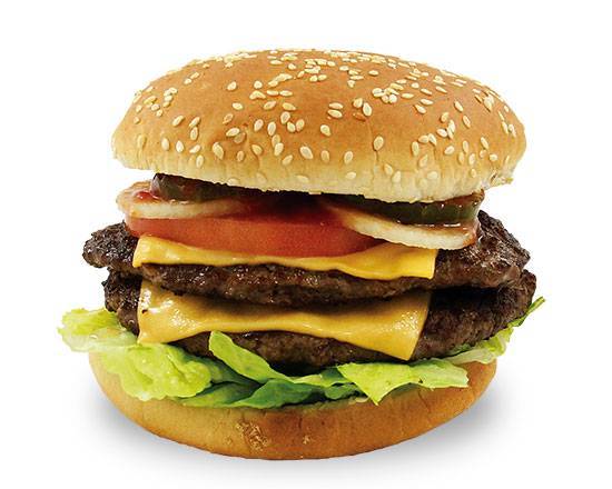 Order Double Cheeseburger food online from Us Kennedy Fried Chicken store, New York on bringmethat.com