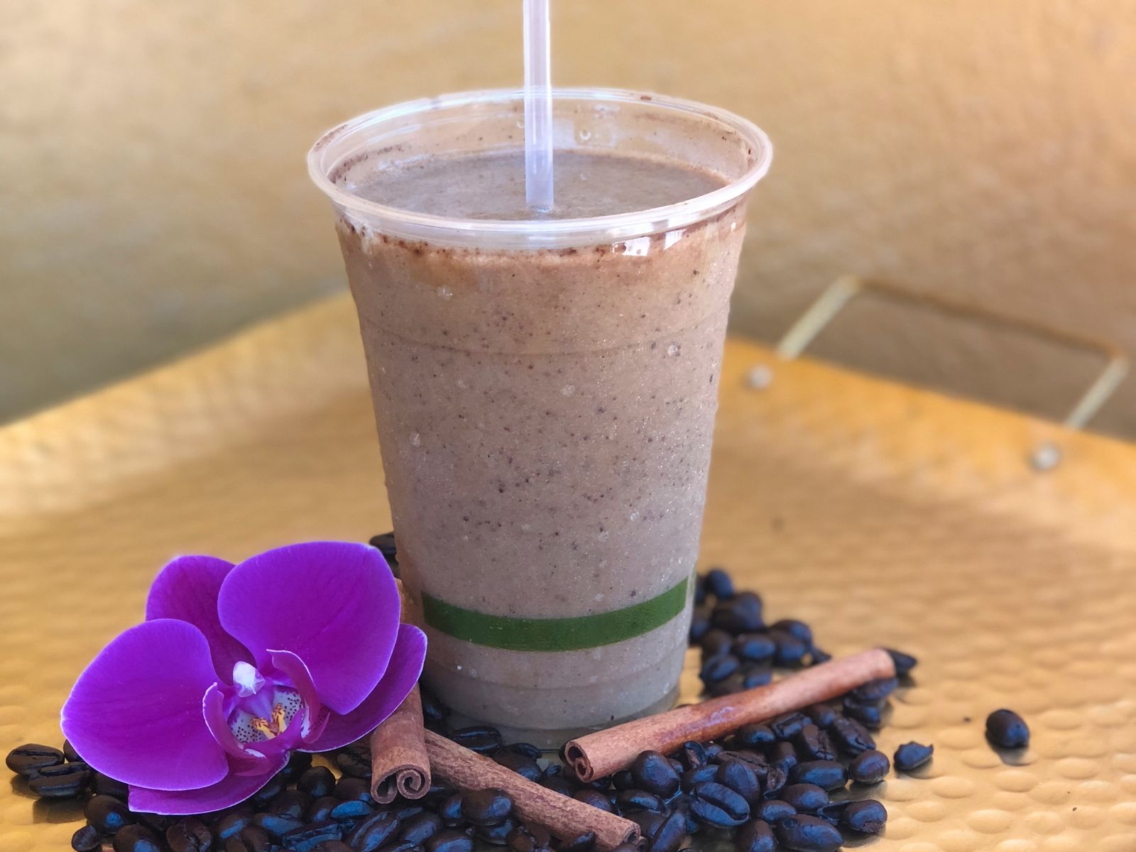 Order Coffee Buzz Smoothie food online from Vibe Health Bar store, Folsom on bringmethat.com